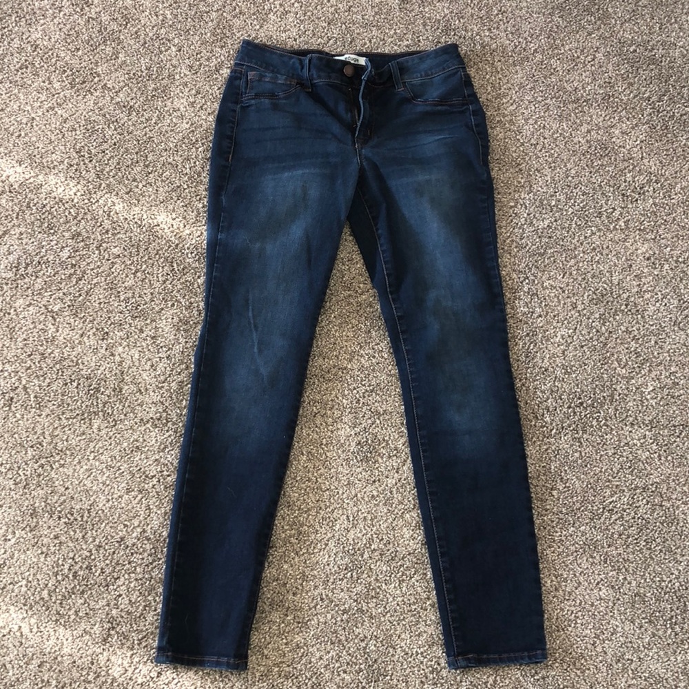 refuge dark blue skinny jeans